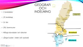 Fakta om Sveriges geografi befolkning och utbildning [upl. by Inalaehak]