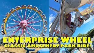 Enterprise Wheel AWESOME Classic Amusement Park Ride 4K Onride POV Drievliet The Netherlands [upl. by Anurag]