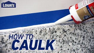 How To Caulk with a Caulking Gun [upl. by Nohtanhoj]