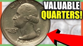 10 VALUABLE QUARTERS TO LOOK FOR  RARE QUARTERS WORTH A LOT OF MONEY [upl. by Aleinad]