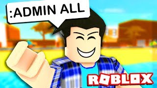 ROBLOX ADMIN COMMANDS TROLLING [upl. by Sihunn]