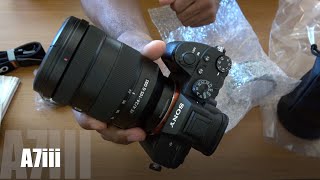 Sony A7iii UNBOX w Kit Lens and G F4 24105mm [upl. by Fineberg]