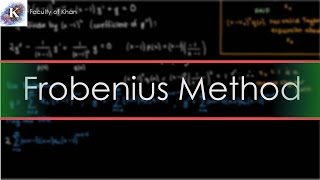 Introduction to the Frobenius Method [upl. by Nedyaj]