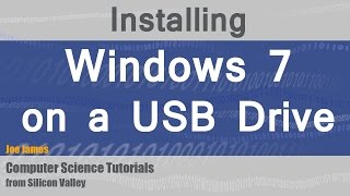 How to Install Bootable Windows 7 onto a USB Drive [upl. by Alameda]