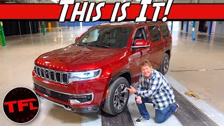 2022 Jeep Wagoneer Premiere We Get HandsOn With The Return Of Jeeps Largest And Most Iconic SUV [upl. by Hermon]