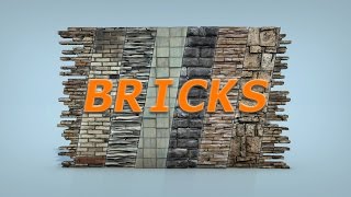 RayFire Bricks modifier promo [upl. by Eseuqcaj]