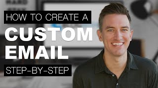 How to Create a Custom Email Using Your Domain [upl. by Elesig]