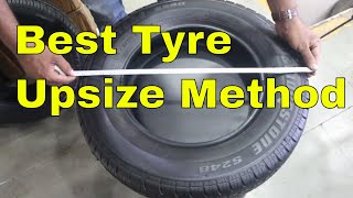 Best Tyre Upsize Method Explained क्या है Tyre Upsize [upl. by Alyehc226]