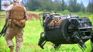 LS3 Robotic Pack Mule Field Testing by US Military [upl. by Alaehs22]