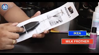 IKEA MILK FROTHER Review amp Battery Installation [upl. by Ennalorac652]