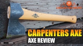 Gransfors Bruks Carpenters Axe Review  OsoGrandeKnives [upl. by Aenad373]