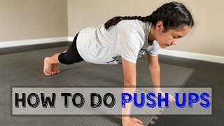 How To Do Push Ups  For Beginners  Beginner Push Ups  For Kids  AVIverse [upl. by Assenaj]