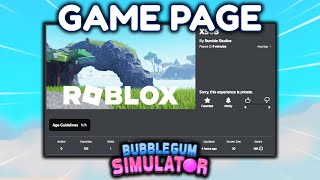 Bubble Gum Simulator 2 Game Page [upl. by Ihcehcu]