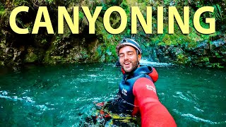 The BEST OUTDOOR ACTIVITY in MADEIRA CANYONING  Madeira Travel Vlog  Abseiling amp Cliff Jumping [upl. by Anahsahs]