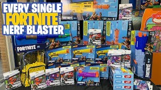 UNBOXING Every Single Nerf Fortnite Blaster 2019 [upl. by Ayeki464]