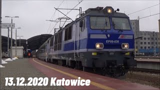 Nowy rozkład jazdy 20202021  Stacja PKP Katowice 13122020 [upl. by Levana725]