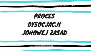 Dysocjacja jonowa zasad [upl. by Attaymik]