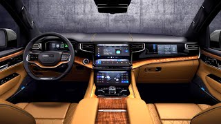 2022 Grand Wagoneer Interior amp Jeep Wagoneer Interior 2022  Options Colors and Price [upl. by Ehtylb]