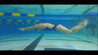 How to Improve Your Underwater Dolphin Kicking with Olympian Chloe Sutton [upl. by Jereme880]