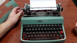 Olivetti lettera 32 anni 60 [upl. by Wallache855]