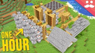 1 Hour Minecraft Base In ONE TAKE [upl. by Verneuil]