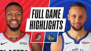 TRAIL BLAZERS at WARRIORS  FULL GAME HIGHLIGHTS  January 3 2021 [upl. by Guendolen]