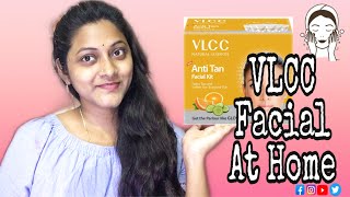 VLCC Anti Tan Facial Kit  Get The Parlour Like Glow At Home  How To Do Facial At Home [upl. by Tallou]