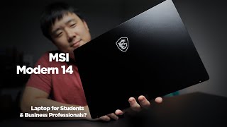 MSI Modern 14 Unboxing and Review  Business and Student Purpose Laptop [upl. by Hube]