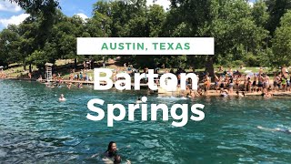 Barton Springs Pool Austin Texas [upl. by Innek166]