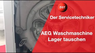 Lagerwechsel einer AEG Waschmaschine [upl. by Ytte]