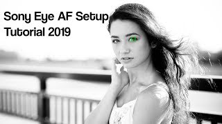 Sony Eye AF Setup Tutorial 2019 [upl. by Jonati296]