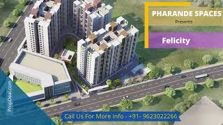 Felicity by Pharande Spaces l 225 3 BHK Flats in Ravet [upl. by Lazarus]