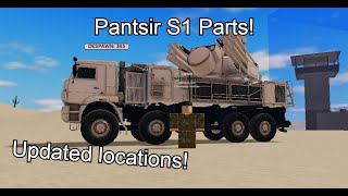 Updated Pantsir S1 Part Locations  War Tycoon [upl. by Alletsirhc]