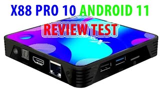 X88 PRO 10 Android 11 Review Test [upl. by Susannah241]