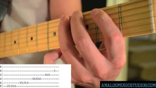 Santeria Solo by Sublime Guitar Lesson with tab [upl. by Jolynn]