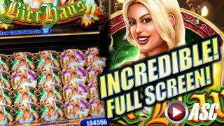 ★MEGA BIG WIN★ BIER HAUS WMS amp INCREDIBLE HEIDI FULL SCREEN by a Lucky Lady Slot Machine Bonus [upl. by Blount]