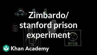 Zimbardo prison study The Stanford prison experiment  Behavior  MCAT  Khan Academy [upl. by Neerroc]