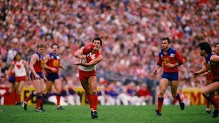 Fitzroys last finals win  Lions v Swans 1986 SF  AAMI Classic Last Two Mins  AFL [upl. by Zealand713]