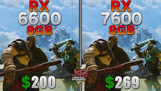 RX 7600 vs RX 6600  Tested in 15 games [upl. by Okramed789]