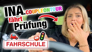 Praktische Führerscheinprüfung mit Ina 🌈 COUPLEONTOUR  Fischer Academy [upl. by Shalne89]