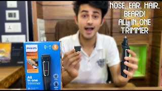 Philips Multigroomer  All in One trimmer MG3730 Review  Electrical Unboxing [upl. by Mac]