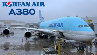 🇺🇸 Los Angeles LAX to Seoul ICN 🇰🇷 Korean Air Airbus A380  FULL FLIGHT REPORT Polar route [upl. by Nnayar]