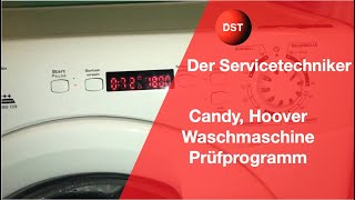 Candy Hoover Waschmaschine Prüfprogramm [upl. by Retse]