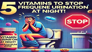 5 Small Vitamins That STOP Frequent Urination at Night No More Nocturia [upl. by Neve]