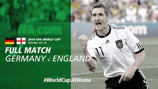 Germany v England  2010 FIFA World Cup  Full Match [upl. by Aiekat]