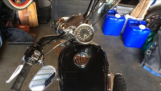 How to Change Handlebars and Grips on a Harley Davidson [upl. by Enamart]