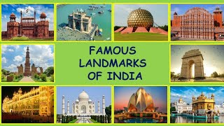 50 Famous Indian Historical Monuments Famous Landmarks Of India UNESCO World Heritage Sites [upl. by Nero]