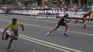 100m Sprint Finals  Powerslide  World Roller Games 2019 [upl. by Hirsh]