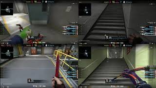 Astralis vs G2 vs the C4  Quad view of G2 players [upl. by Neeoma811]