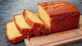 Bakery Style Pound Cake  Basic Vanilla Pound Cake Recipe  Yummy [upl. by Fabrianna]